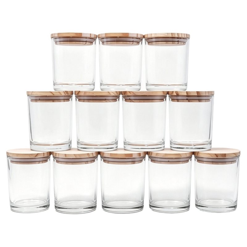 M11K – Leere Gläser zum Herste – Candle Making Jars With Lids Bewertung und Preis