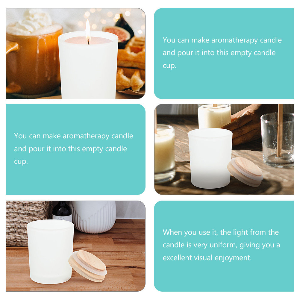 Leere Glasgefäße mit Holzdecke – Candle Making Jars With Lids Bewertung und Preis