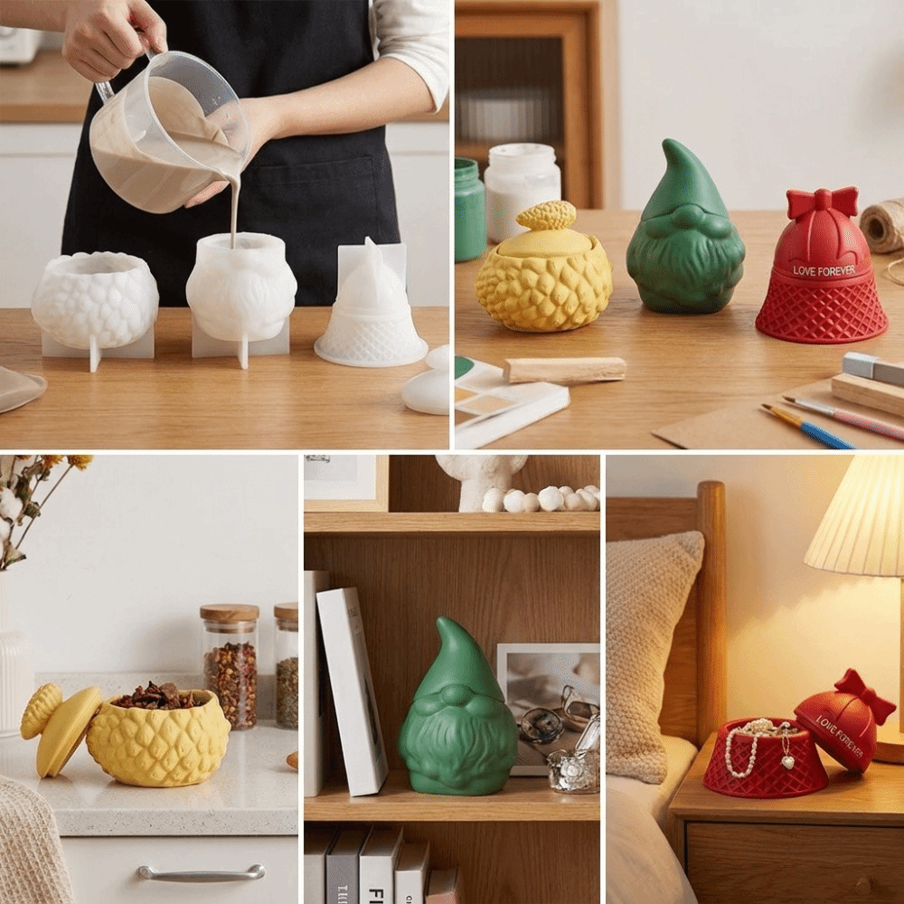 Silikonform für Weihnachtsmann – Candle Making Jars With Lids Bewertung und Preis