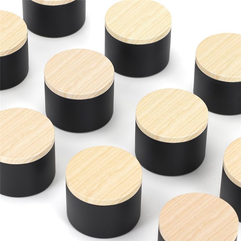 24er-Pack 4 Oz schwarze Kerzen – Candle Making Jars With Lids Bewertung und Preis